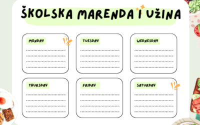 ŠKOLSKI MENU MARENDA I UŽINA