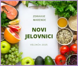 Novi jelovnici – zdravije marende od 1. veljače 2025.