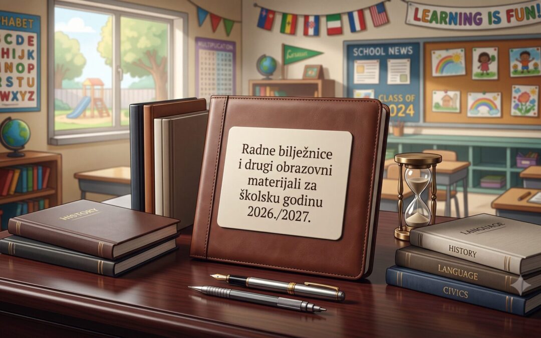 Radne bilježnice i drugi obrazovni materijali za školsku godinu 2026./2027.