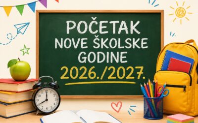 Početak nove školske godine 2026./2027.