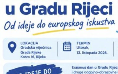 ERASMUS DANI U GRADU RIJECI 13.10.2026 u 11.00 h