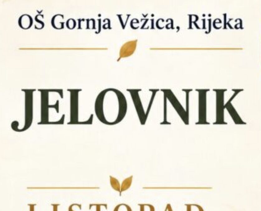 Jelovnik LISTOPAD
